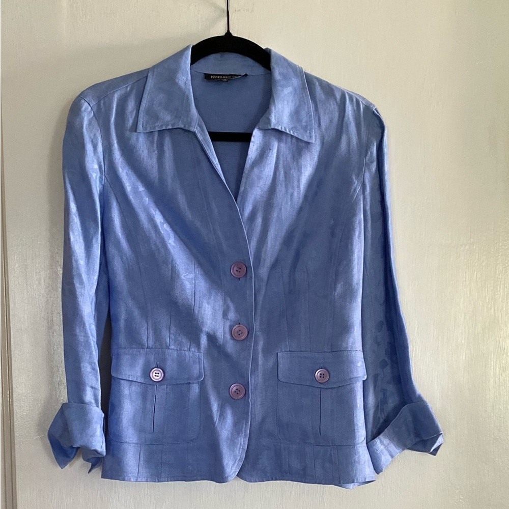 Beautiful blue JNY summer jacket